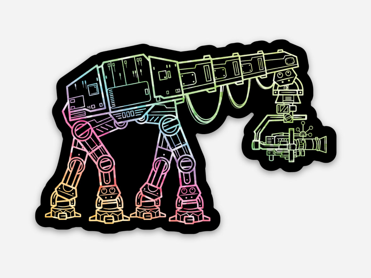 AT-AT CAMERA CRANE STICKERS 3 PACK